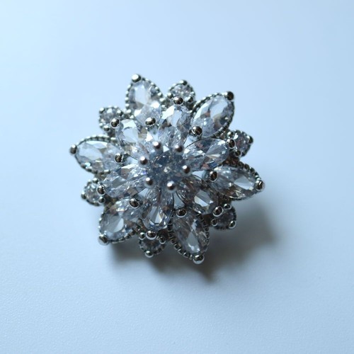 5pcs Cubic Zirconia Crystal Buttons DIY Sew On Decorative Clothes Accessories - Picture 9 of 12