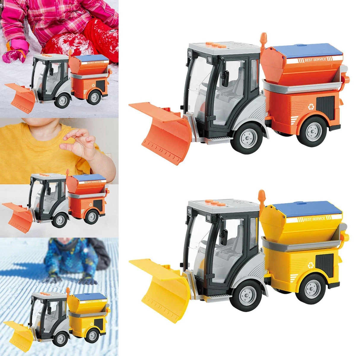 Street Sweeper Truck 1 16 Children Simulation Road Sweeper Toy Birthday Gift