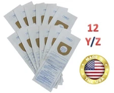 Hoover Type Y/Z Vacuum Bags 12pk Microfiltration 2 Ply System WindTunnel Tempo !