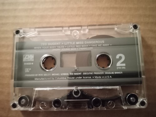 Ted Nugent 2 Cassette Lot: Little Miss Dangerous and Best of - Picture 7 of 8