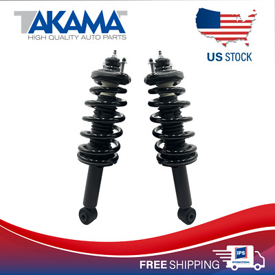 2 pcs TAKAMA Complete Rear Strut Coil Spring Set Kit For 12-16 HONDA CRV 4WD