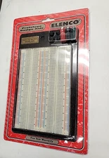 PLUG & PLAY Elenco Breadboard - Prototype DUAL BOARD Model 9433 - New In Package