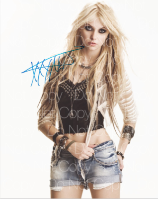Taylor Momsen sexy hot signed 8X10 inch print photo picture poster