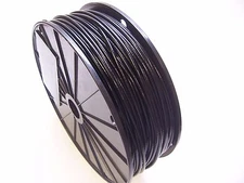 Black Vinyl Coated Wire Rope Cable, 3/32" - 1/8", 7x7, 500 ft reel
