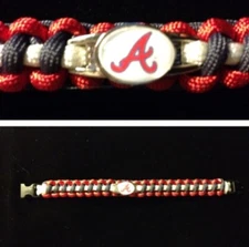 Atlanta Braves Inspire Paracord/Survival Bracelet