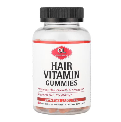 Olympian Labs, Haar-Vitamin-Fruchtgummis, 60 Fruchtgummis