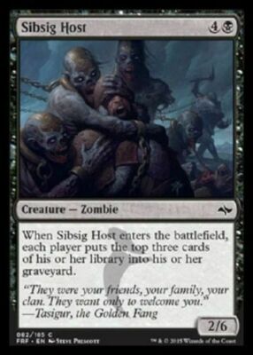 X4 Sibsig Host Fate Reforged LP/NM MTG Magic DNA GAMES