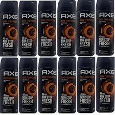 Axe Dark Temptation Deodorant Mens Body Spray 12 Packs