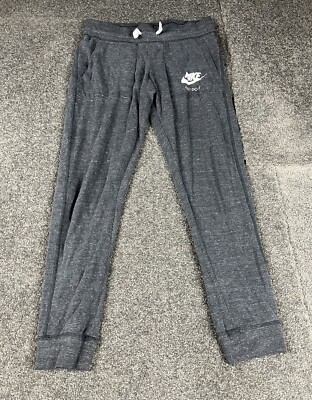 Nike Sportswear Club Fleece Joggers Womens Small Grey Slim Fit