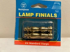 Set of two Lamp Finials (Westinghouse 70137)