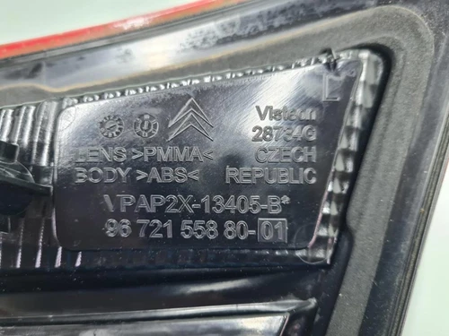 9672155880  Piloto Trasero Izquierdo Interior para CITROEN C4 BERLINA 101887 - Imagen 2 de 2