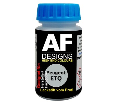Lackstift für Peugeot ETQ Gris Argent Metallic schnelltrocknend Tupflack Autolac
