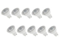10Er Pack I Led Spot GU10 Leuchtmittel Strahler I 6W Warmweiß
