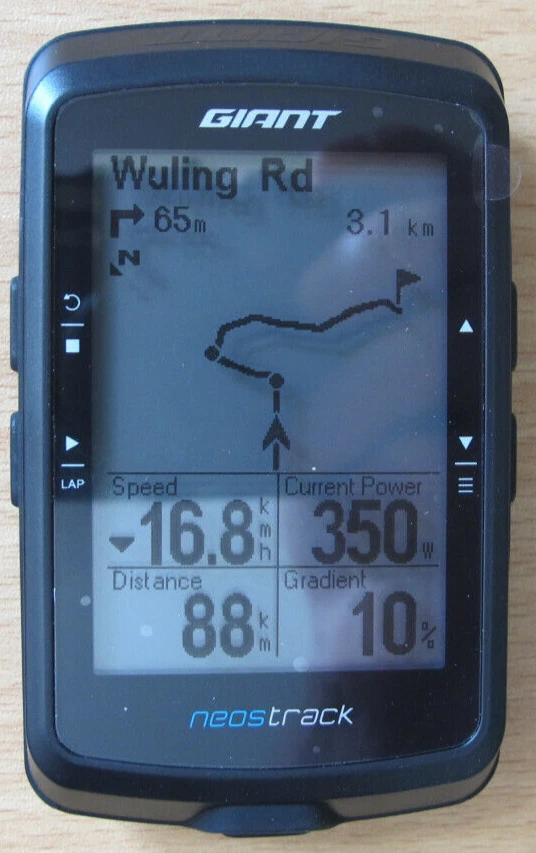 GIANT Neostrack Bicicleta de Ciclismo GPS Computadora Distancia MPH Bluetooth Foto 3 de 4