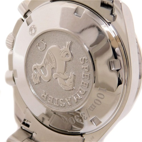 OMEGA Speedmaster Day-Date S. Acciaio 3211.30 Orologio Automatico Da Uomo #W342 Rise-on - Foto 13 di 14