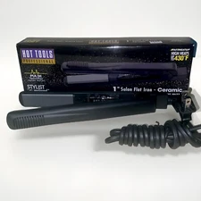 Hot Tools Professional 1" Salon Flat Iron Ceramic Hair Straightener