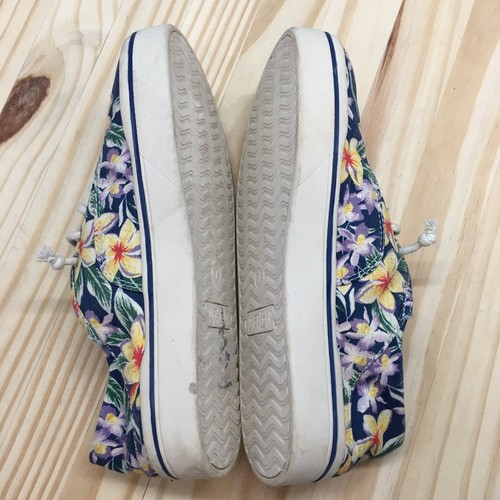 Mad Love Shoes Womens 7 Kendra Sneakers Multicolor Floral Print Low Top Lace Up - Picture 11 of 19