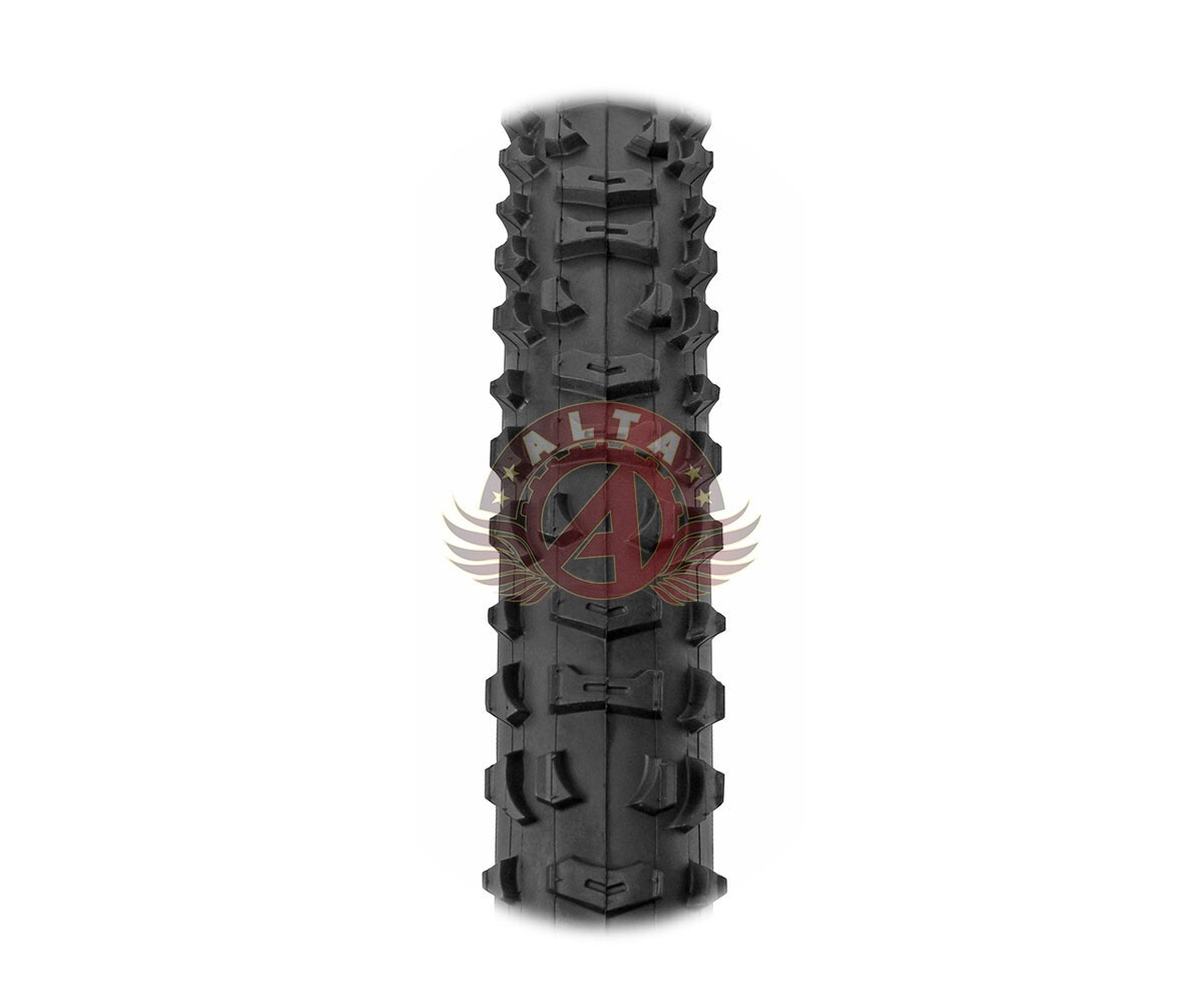 ALTA Bicycle 26" x 1.95" WIRE BEAD DURABLE BLACK KONBBY LUGS PERFORMANCE TIRE.