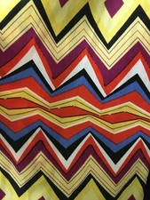 Women's Infinity Chevron Scarf 70"Circle 14"Wide Multicolor  B5