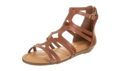 Madden Girl by Steve Madden Women s Dare Cognac Flat Sandals, Various sizes