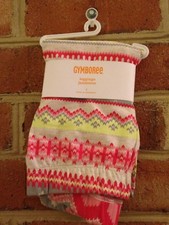 NWT Gymboree Play by Heart Fair Isle Leggings Gray Pink Yellow 5