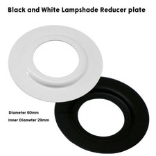 2x Metal Lamp Shade Reducer Plate Light Fitting Ring Washer adaptor Converter UK