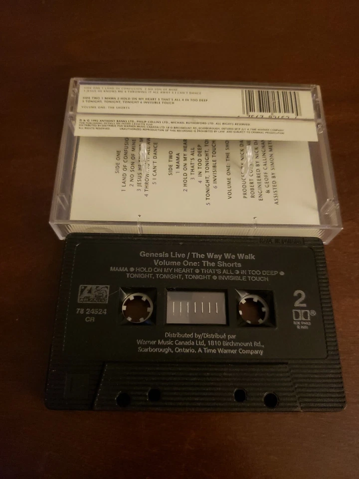 Genesis - Live The Way We Walk - Cassette Tape - Image 2 of 2