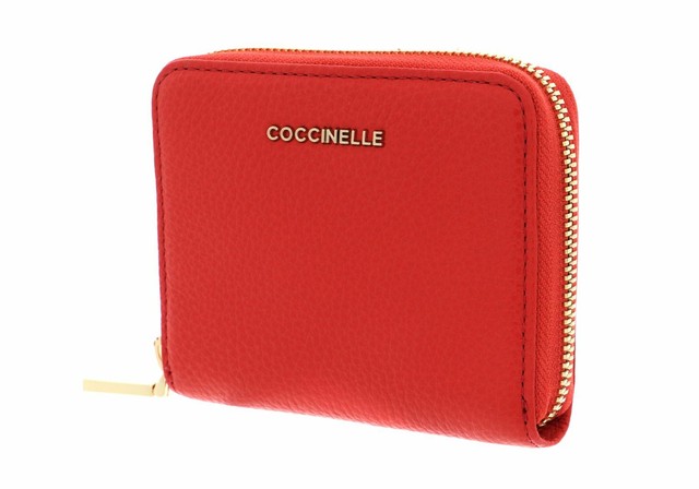 coccinelle portafogli mini zip around nero - Valentina Boutique Shop