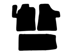 Top SCHWARZ Fußmatten für Mercedes Vito W639 2003-...