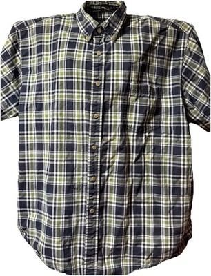 Route 66 ~ Shirt ~ Men s ~ XL ~ Plaid ~ Button Down ~ 100% Cotton ~ Vintage
