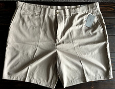 PGA Tour Shorts Men's 54 Beige Officially Licensed Moisture Wicking SP 50
