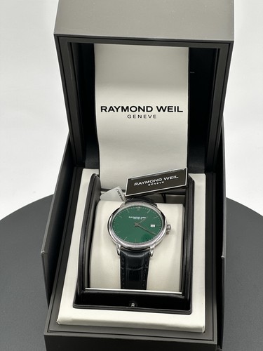 Raymond Weil Toccata Classic Herren grünes Zifferblatt Quarzuhr 39 mm 5485-STC-52001 - Bild 1 von 17