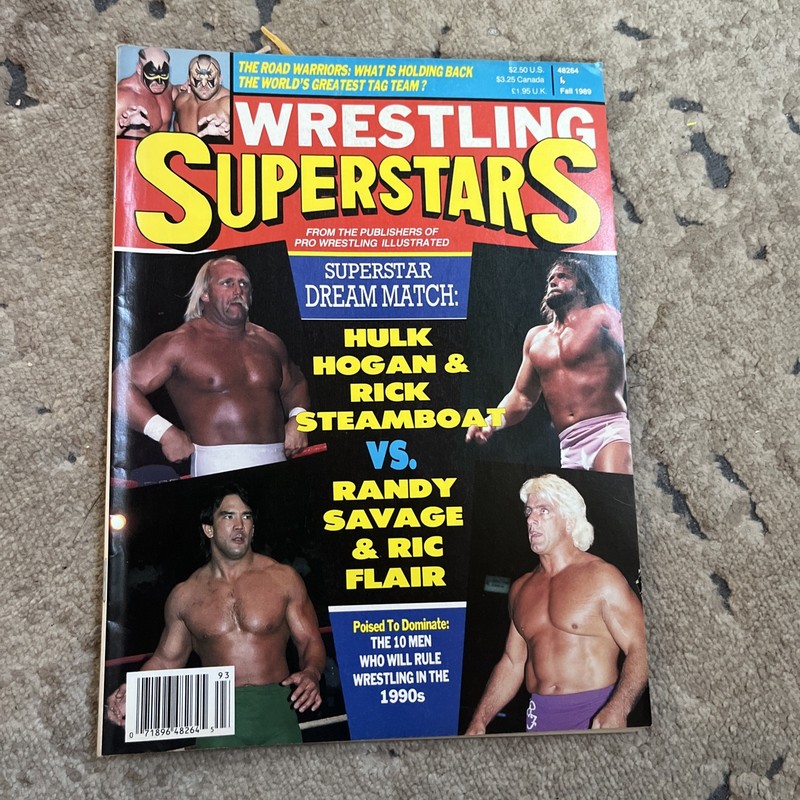 Wrestling USA Magazine  Fall 1988 ,Hulk Hogan, David Von Erich ,Ric Flair