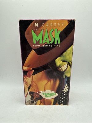 VTG The Mask From Zero to Hero VHS Jim Carrey Cameron Diaz Comedy 1995