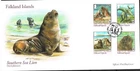 falkland islands 2011 southern sea lions fdc