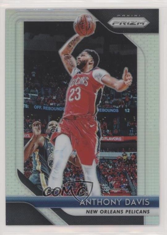 2018-19 Panini Prizm Silver Prizm Anthony Davis #177 4a4