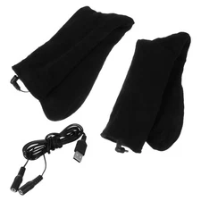 1 Pair Smart Heating Sock Fashionable Winter Stocking Warm Socks (No Battery)