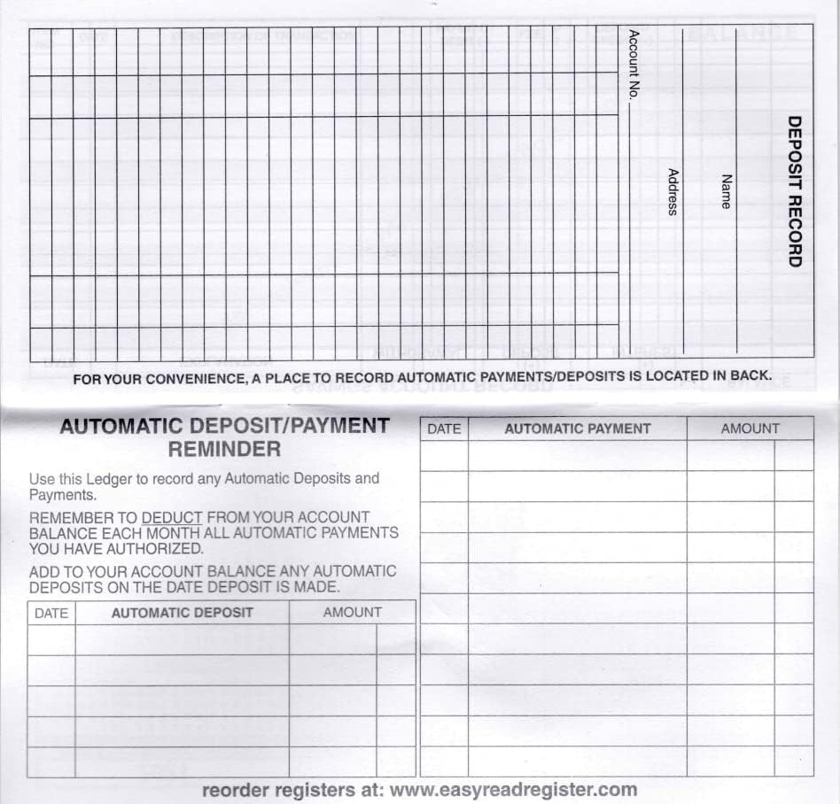 как выглядит 12 Checkbook Transaction Registers 2025-2026-2027 Calendars Check Book Bank ... фото