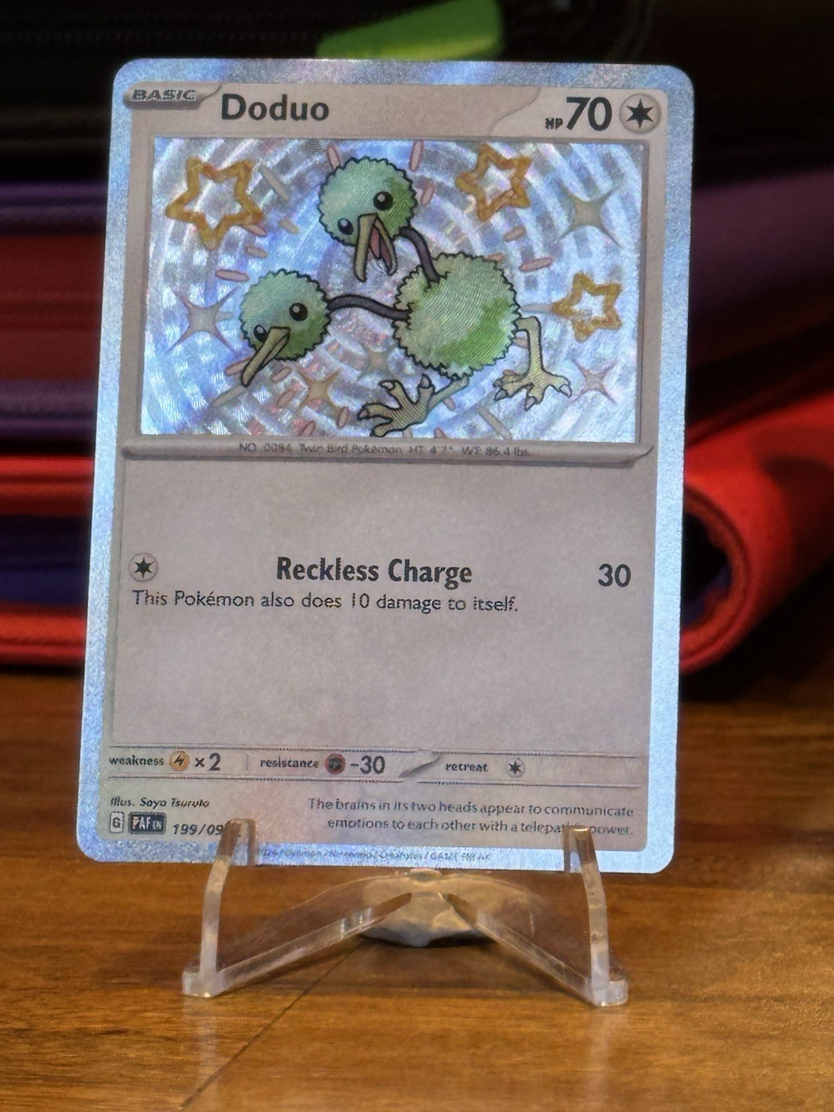Doduo 199/091 SV: Paldean Fates Holo