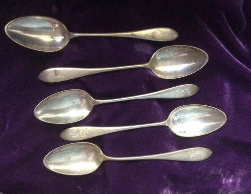 5 Mothers By Gorham Sterling Silver Spoons 102 Grams