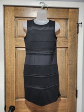 Simply Vera Vera Wang Black Women Midi Dress size PM