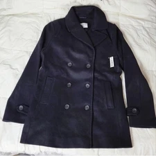 Amazon Essentials Women's Double Breasted Pea Coat Size Small