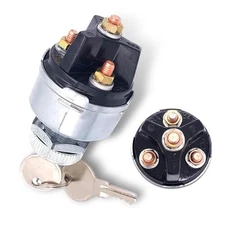 1 Pack Car Ignition Switch with Keys, Waterproof Durable Metal Vehicle Switch 