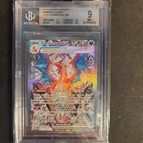 Charizard ex 223/197 Pokémon TCG Obsidian Flames SIR MINT BGS 9