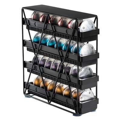coffee Pod Holder 4 Tier Coffee Pod Holder For Countertop With 32 pods,Black ...