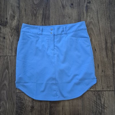 Adidas Women's Golf Athleisure Skort Attached Shorts Size 6 Light Blue