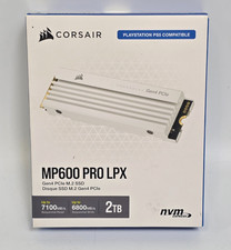 CORSAIR MP600 PRO 2TB LPX M.2 NVMe PCIe x4 Gen4 SSD w/ Heatsink - White SEALED 