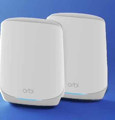 NETGEAR - Orbi 750 Series AX5200 Tri-Band Mesh Wi-Fi 6 System (2-pack) - White