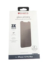 Mm5N ZAGG InvisibleShield Glass Privacy Screen Protector iPhone 12 Pro Max 6.7"