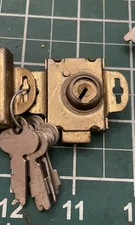 Lori Ilco Eagle Mailbox Flat Steel Lock Locksmith 2 Keys Old Style Vintage One